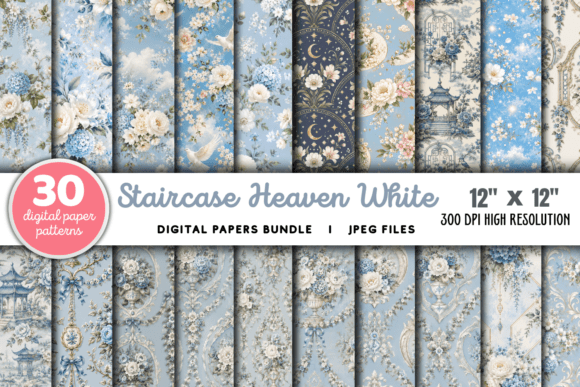 Download Staircase Heaven White Flowers Sky PNG - Flower Collection