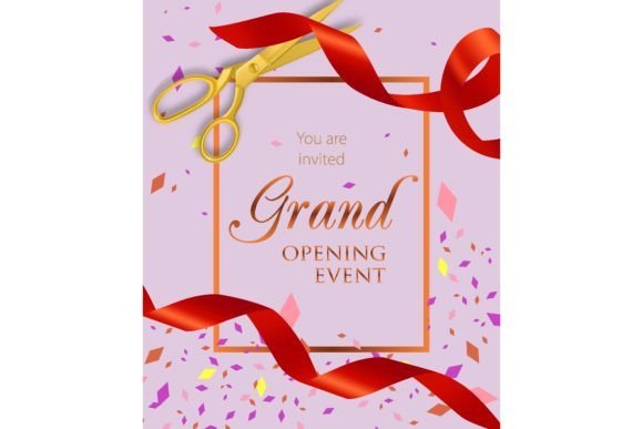 Download Grand Opening Event Lettering with Sciss - Event Collection