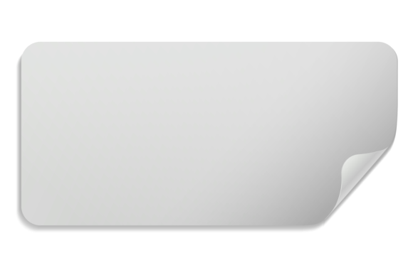 Download Corner Curl Label. White Memo Paper Mock - Premium Resources