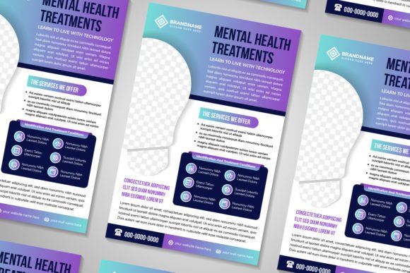 Download Mental Health Vertical Flyer - Premium Resources